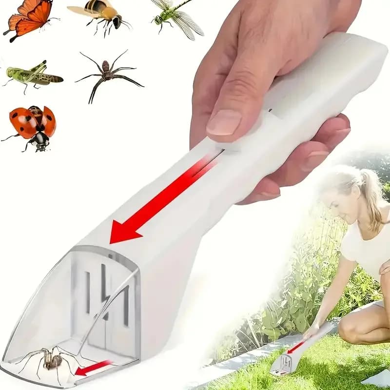 Piège à insectes portable avec mécanisme de libération, attrape-insectes réutilisable pour abeilles,
