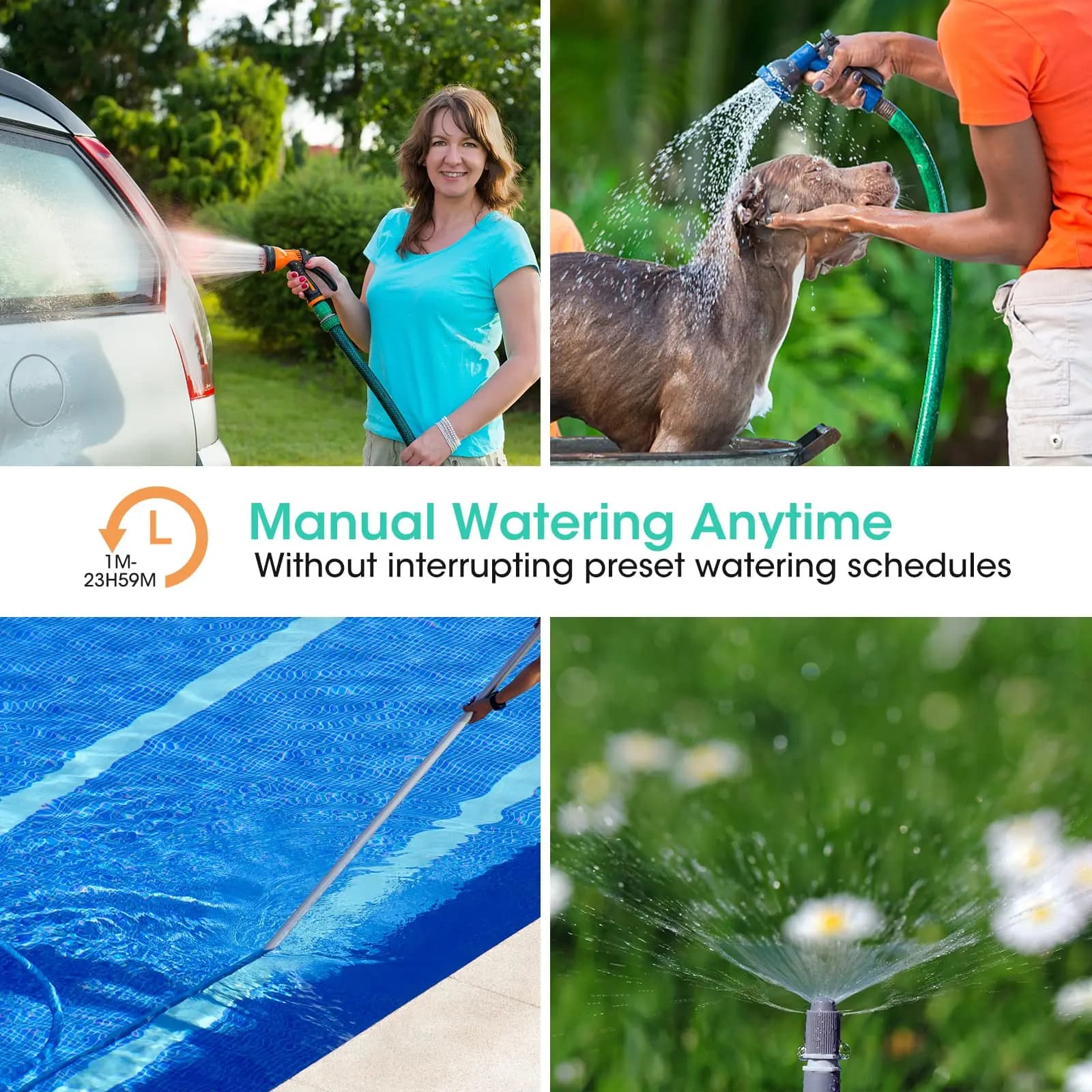 Insoma – minuterie d'eau automatique, système d'arrosage Intelligent, minuterie d'arrosage, équipeme