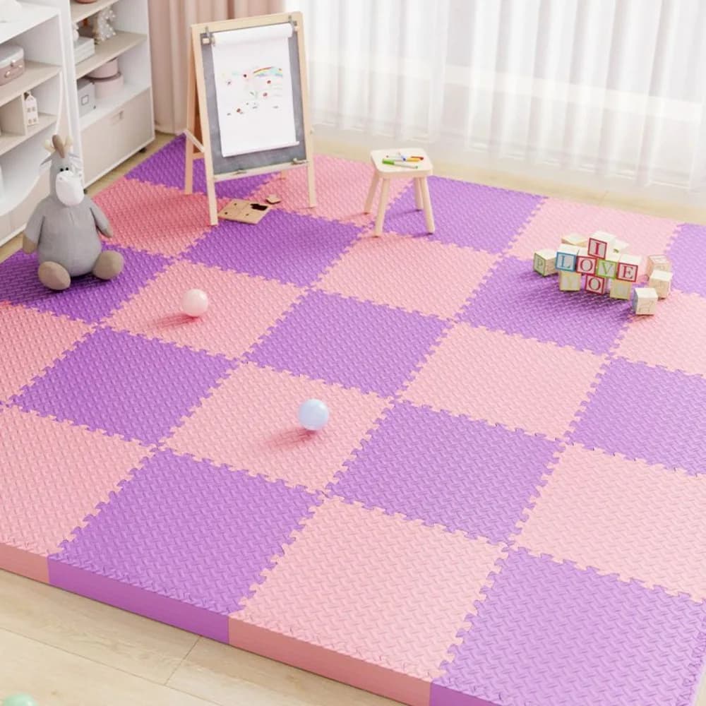 Tapis de jeu pour bébé épais de 2.5cm, antidérapant, résistant aux chutes, réutilisable, pour enfant