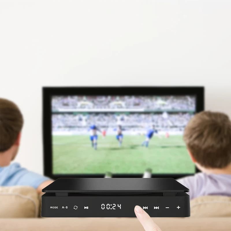Lecteur DVD HDMI pour TV 1080P, Mini lecteurs CD DVD HD pour la maison, capteur tactile, câble HDMI 
