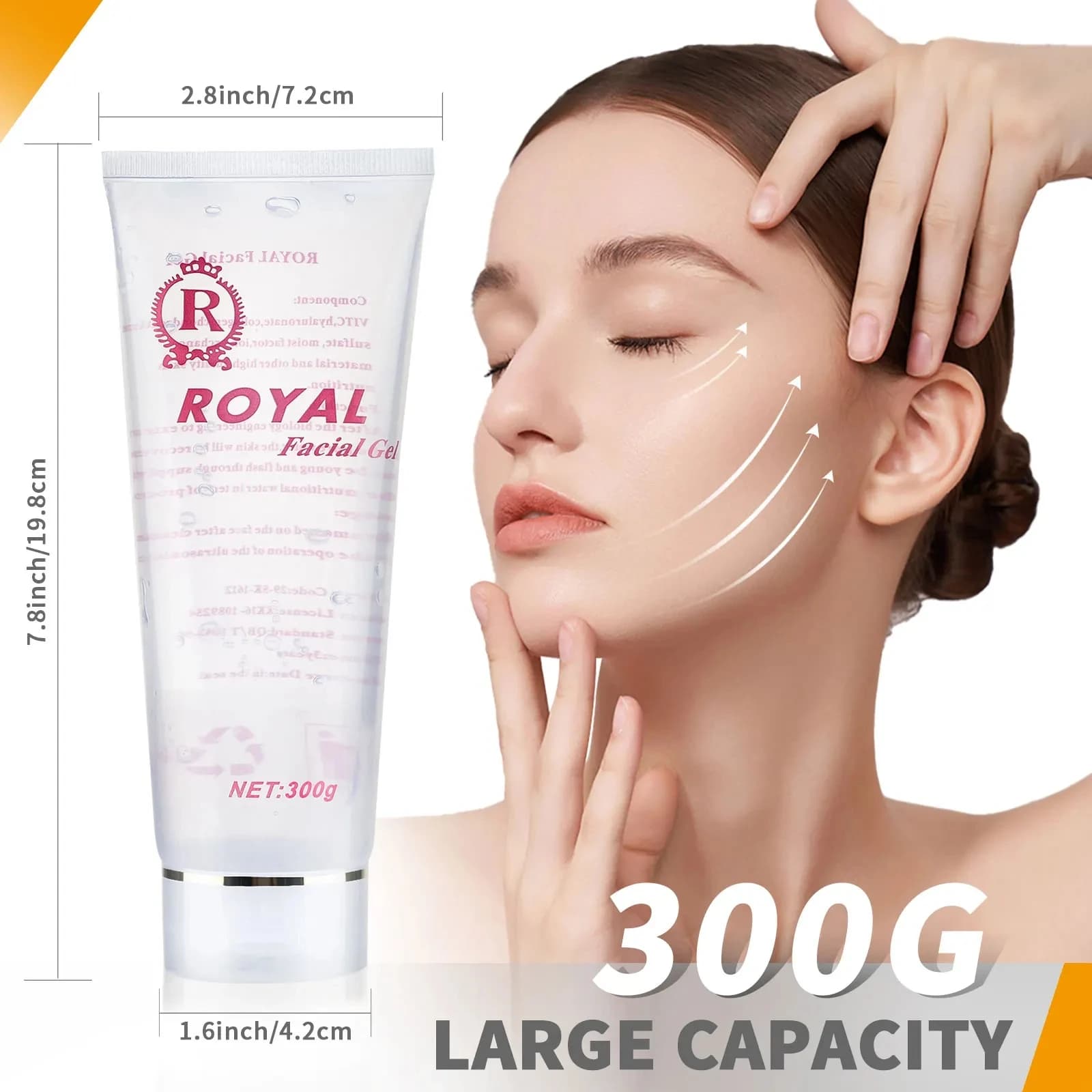 Gel ultrasonique 40K Cavitation RF corps 3 pièces pour minceur Machine de beauté Gel conducteur radi