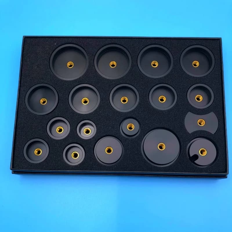 Ensemble de matrices de presse de montre, outils de pressage arrière pour horlogers, rond, extra-pro