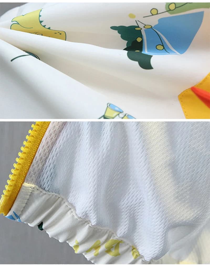 Veste à capuche dinosaure dessin animé pour bébés garçons, vêtements pour tout-petits, coupe-vent dé
