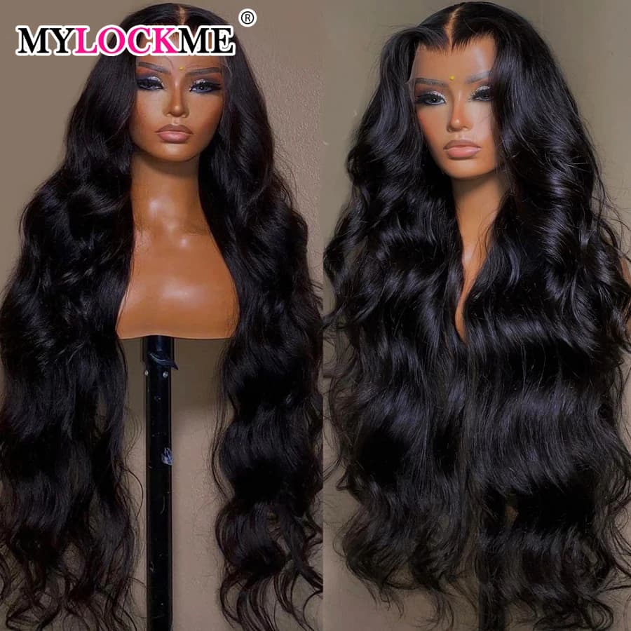 Perruque Lace Front Wig Body Wave Brésilienne Naturelle, Cheveux Humains, 13x4, 13x6, 5x5, 6x4, Pre-