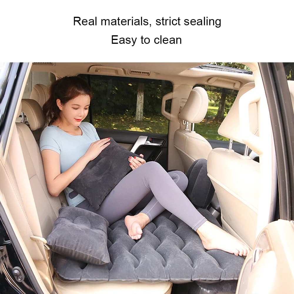 Matelas de voyage gonflable à Air pour voiture, lit universel pour siège arrière, oreiller de canapé