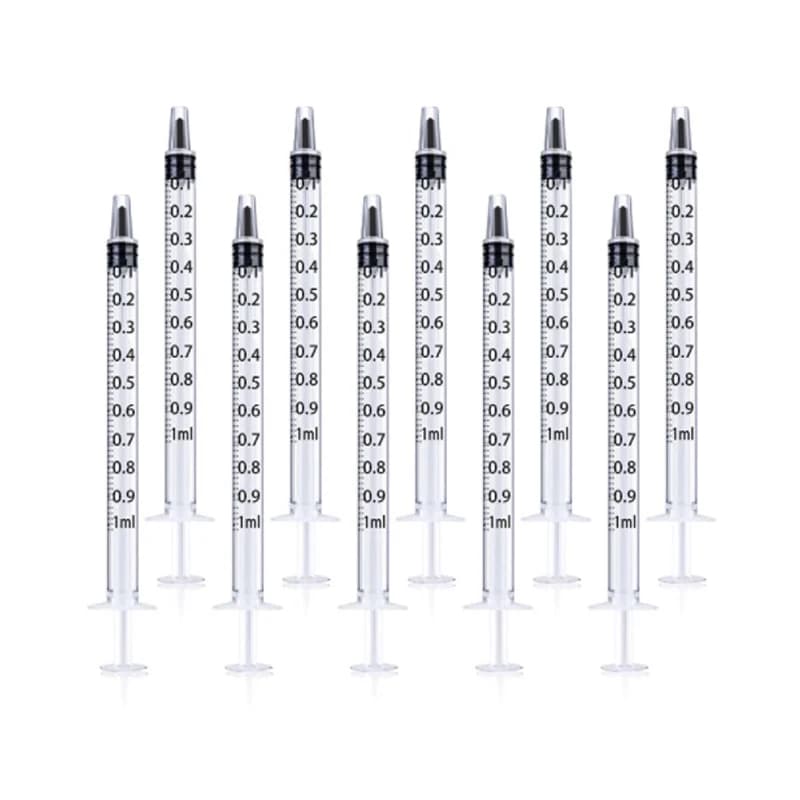 Seringue réutilisable en plastique pour mesurer les nutriments, outil de cuisine hydroponique, 1ml-1