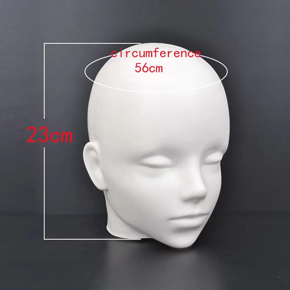 Perruque tête modèle Mannequin factice perruque lunettes chapeau présentoir support postiches suppor