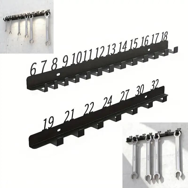 Trieur de clés mural, support organisateur d'outils en métal multi-trous pour l'organisation des out