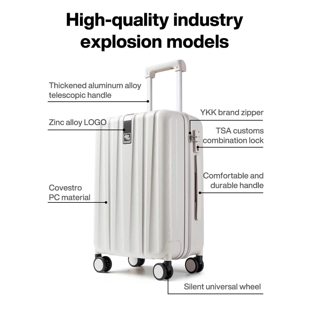 Valise à roulettes pour hommes et femmes, valise à roulettes, sac de voyage, bagage à main, valise d