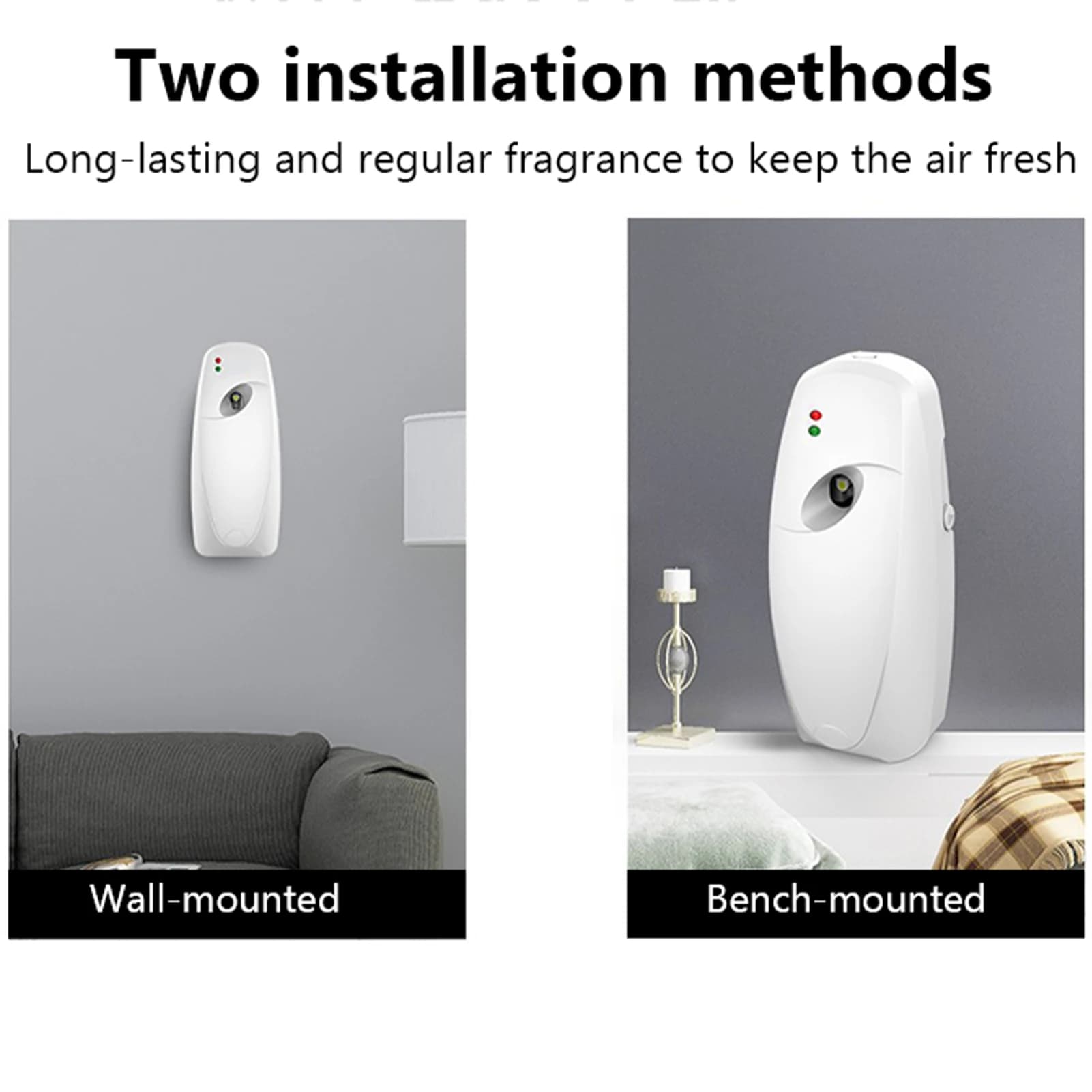 Désodorisant réglable automatique pour la maison, mural intérieur, vaporisateur de parfum aérosol
