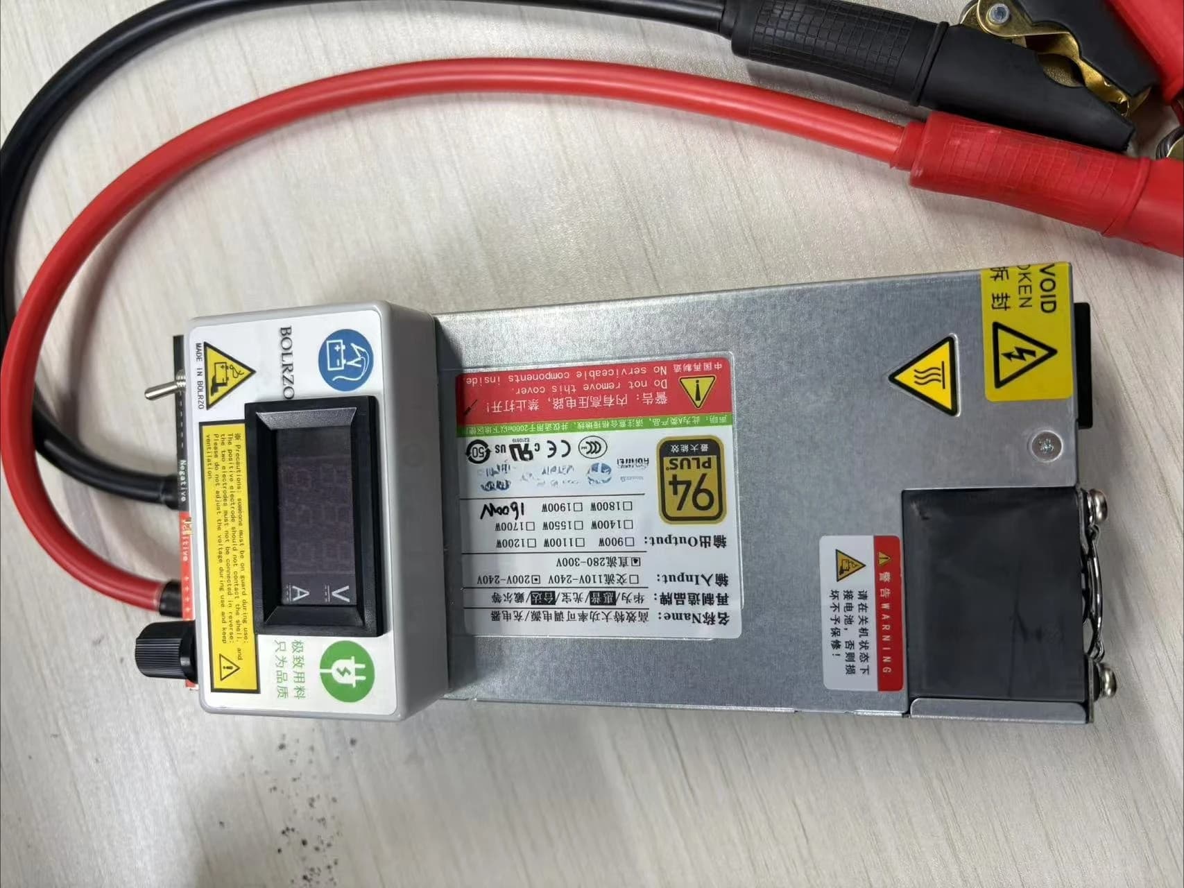 Chargeur ternaire 12.6V 14.6V, 100A 120A, alimentation de programmation de voiture, alimentation à r