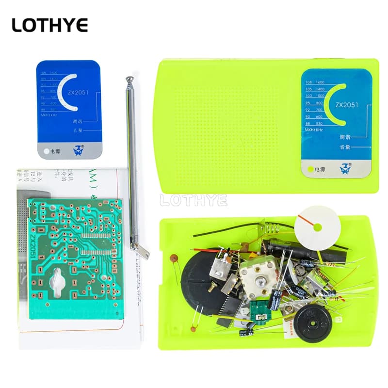 Kit électronique d'assemblage radio AM/FM, récepteur radio, carte de circuit imprimé, laboratoire sc