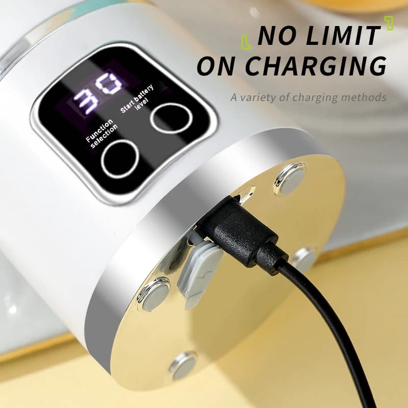 Presse-agrumes électrique Portable de 450ml, Mini presse-agrumes de voyage USB, mélangeur de Smoothi