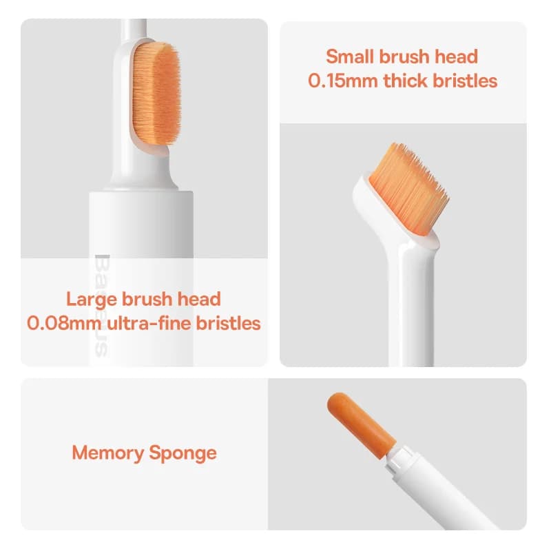 Baseus brosse de nettoyage écouteurs Bluetooth outil de nettoyage Kit de nettoyage pour Airpods Pro 