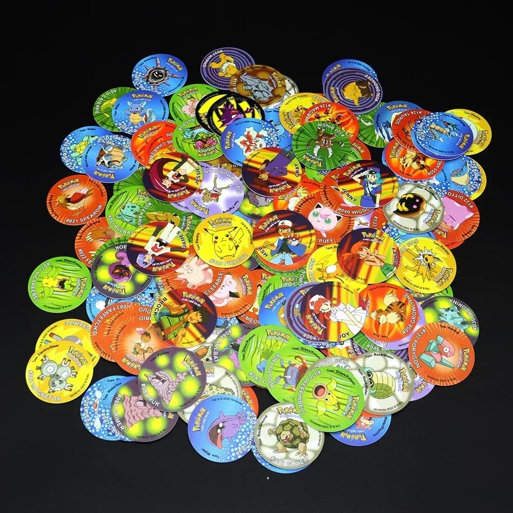 Album de cartes Pokémon Tazos 1ère/2ème/3ème édition, collection de cartes de démarrage Ash Ketchum,