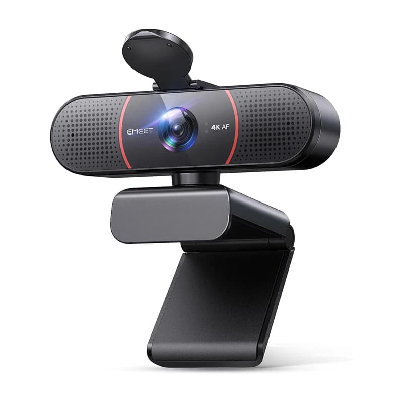 Webcam 4K 1080P 60fps, caméra USB EMEET avec micros pour ordinateur/PC/ordinateur portable, caméra v