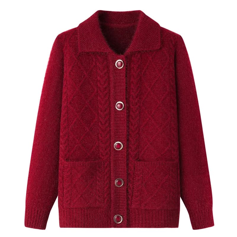 Fdfklak coréen moyen-âge personnes âgées mère automne hiver manteaux vêtements de grand-mère épaissi