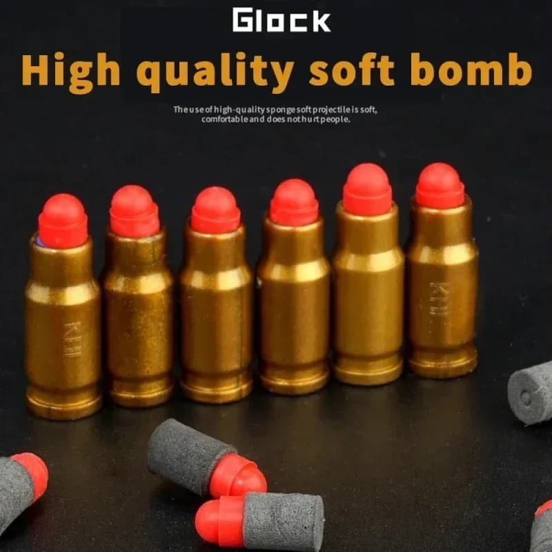 NOUVEAU Pistolet à air comprimé à balles souples de haute qualité, jouet manuel, chargeur bas, laser