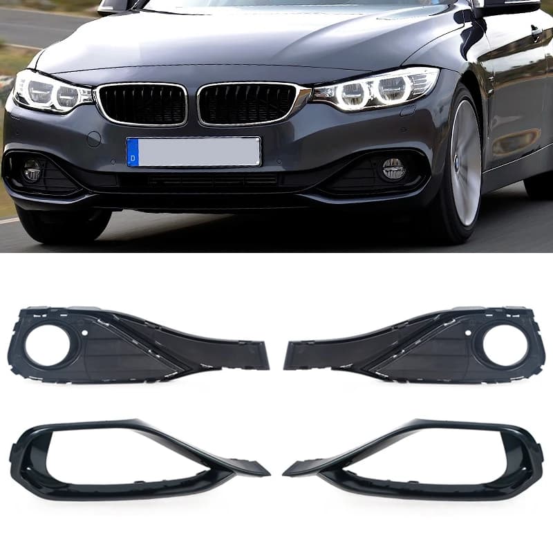 Garniture de phare antibrouillard de voiture, pour BMW série 4 F32 F33 F36 2013 2014 2015 2016, couv