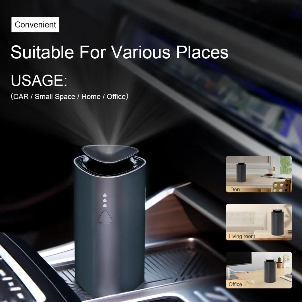 NAMSTE diffuseur de voiture humidificateur purificateur d'air automatique Aromo désodorisant USB cha