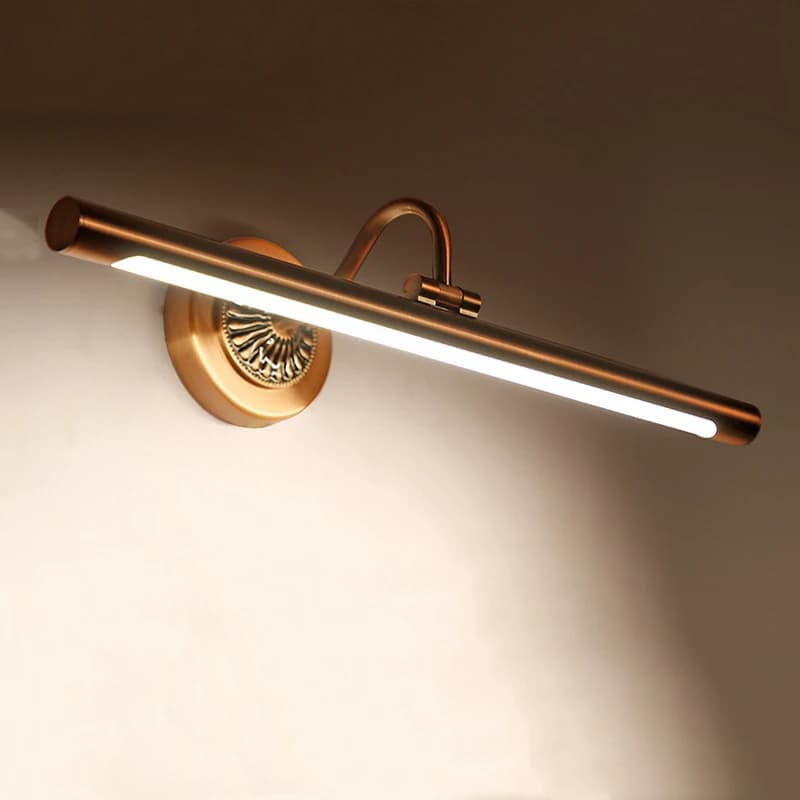 Lampe Led en Bronze rouge pour salle de bains, 8W, 455MM, Europe, or, miroir, chambre à coucher, Dre