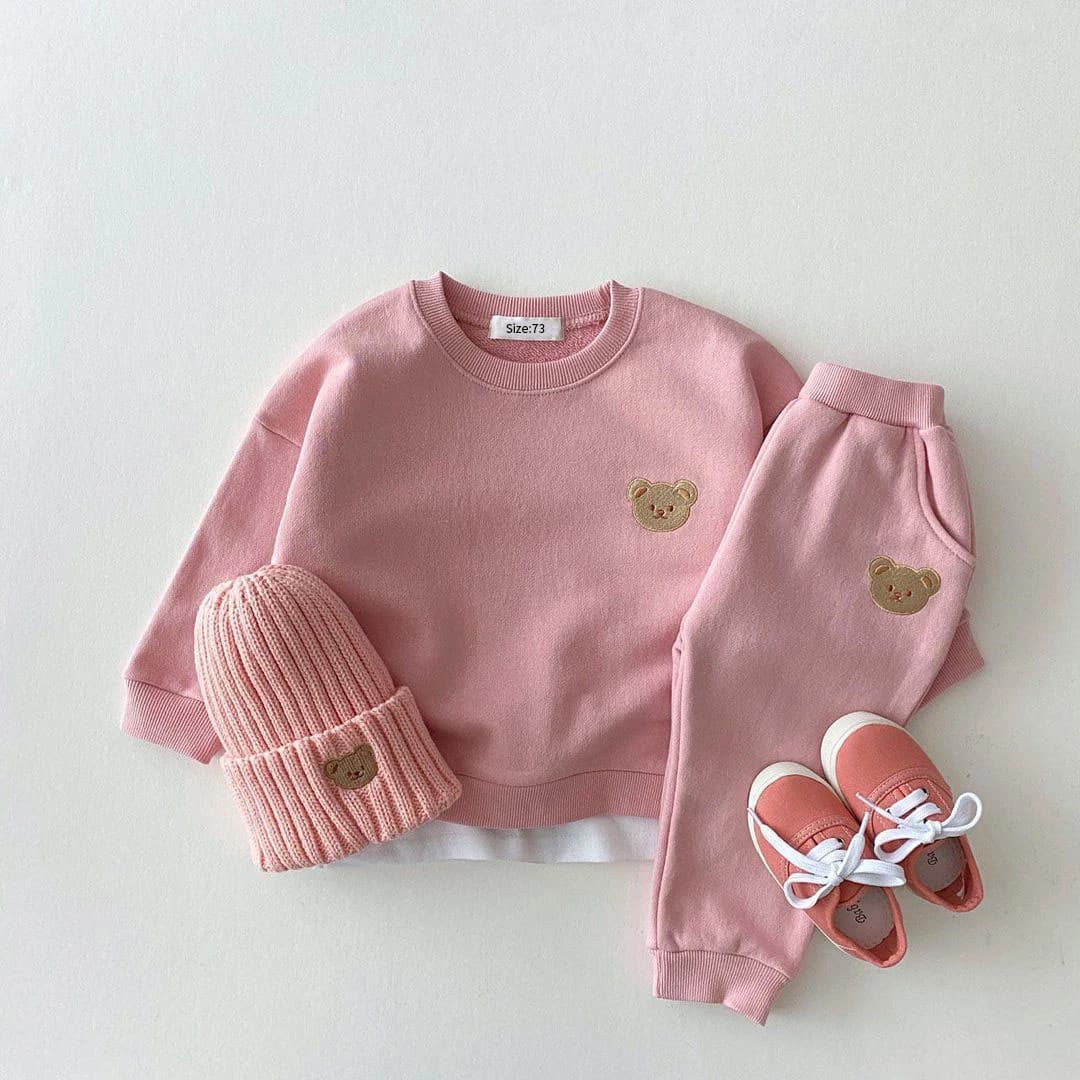 Mode enfant en bas âge bébé garçons fille automne vêtements ensembles bébé fille vêtements ensemble 