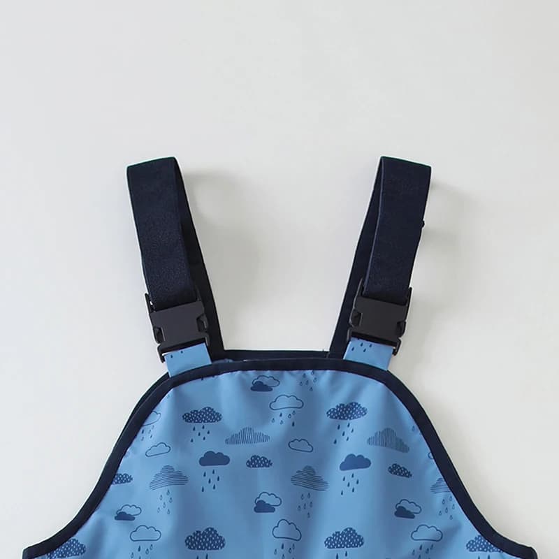 HONEYKING enfants pantalons de pluie imperméables combinaisons pour bébés garçons filles salopette p