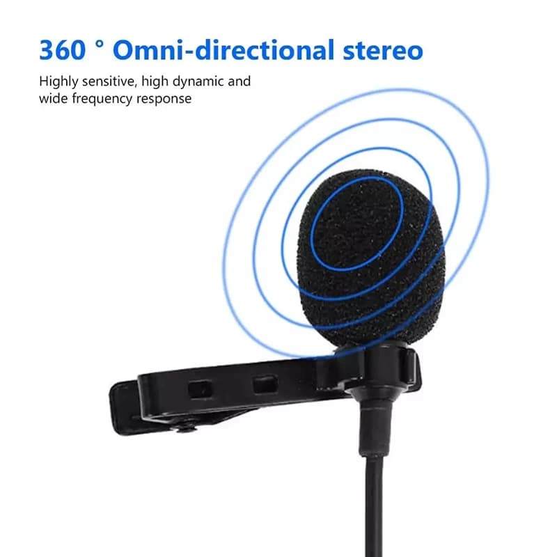 Mini Microphone USB Professionnel pour Appareil Photo DSLR, 3.5mm, à réinitialisation, Revers, Type 
