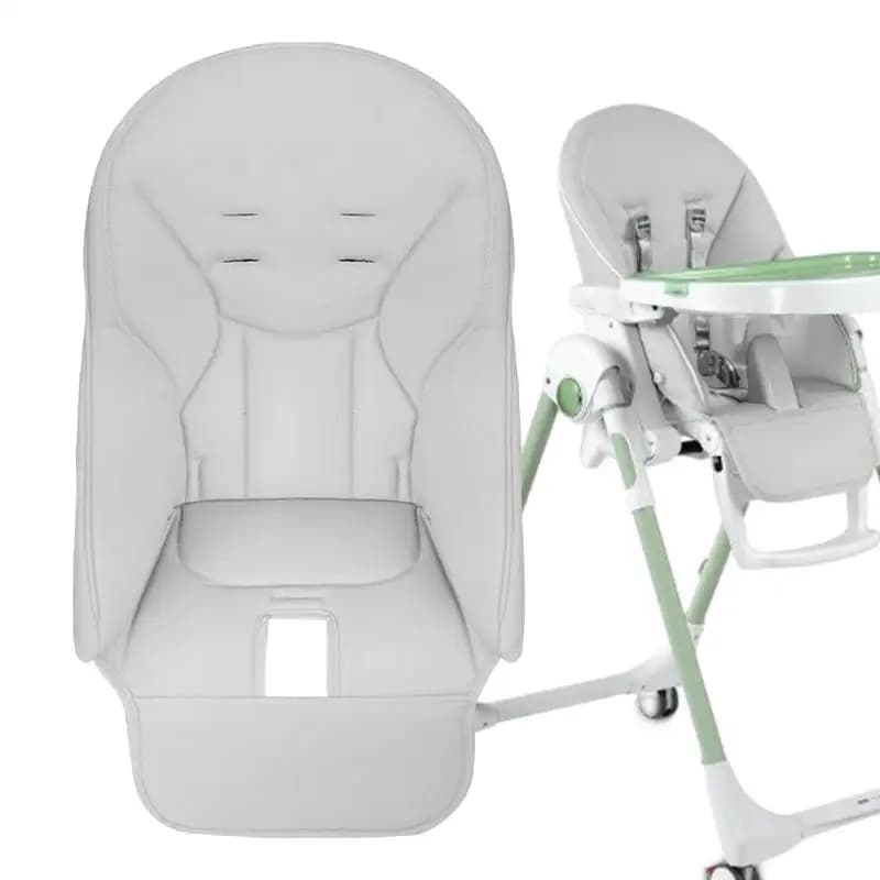 Housse de chaise de salle à manger en cuir PU, housse de siège souple et multifonctionnelle pour béb