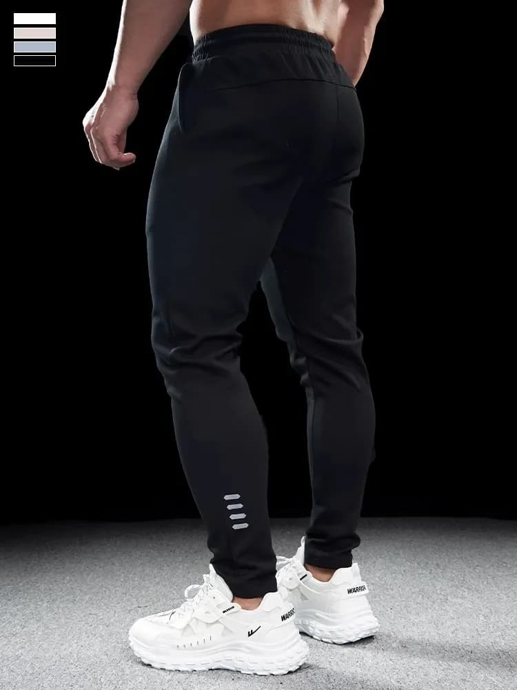 Pantalon de sport pour hommes, Fitness, décontracté, Slim, extensible, course à pied, hauts, séchage