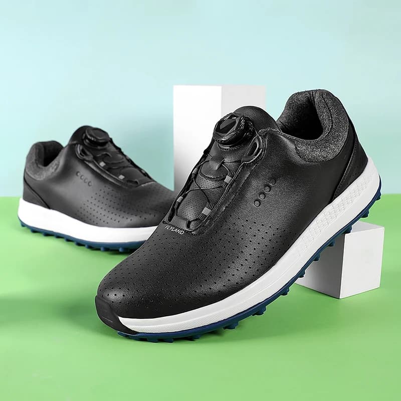 Chaussures de golf à semelle optique solide, baskets de sport en maille respirante, baskets à struct