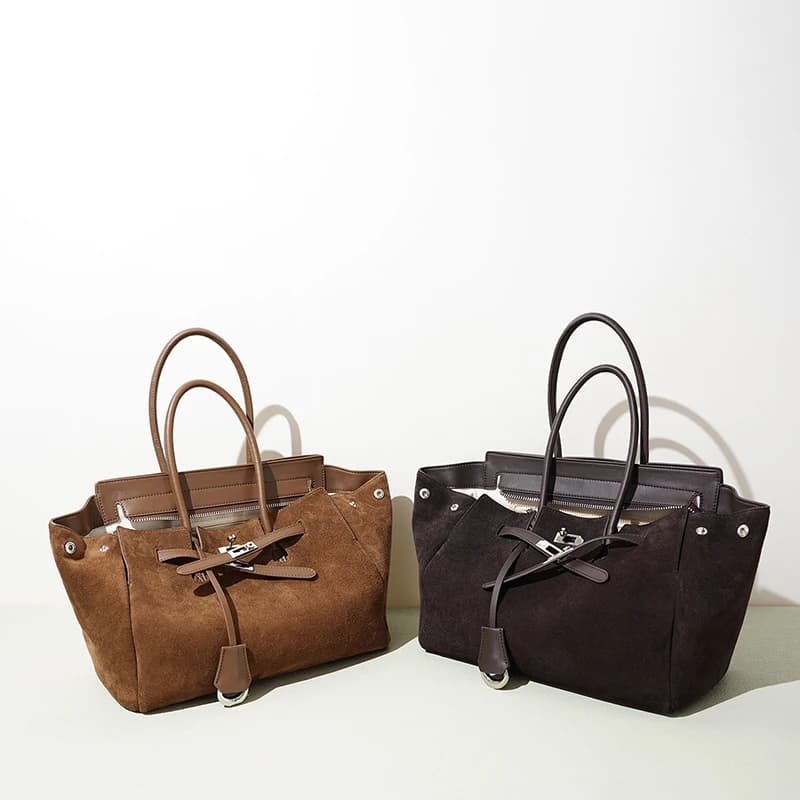 2025 printemps été nouveau sac fourre-tout en cuir suédé Unique spacieux épaule sac à bandoulière fe
