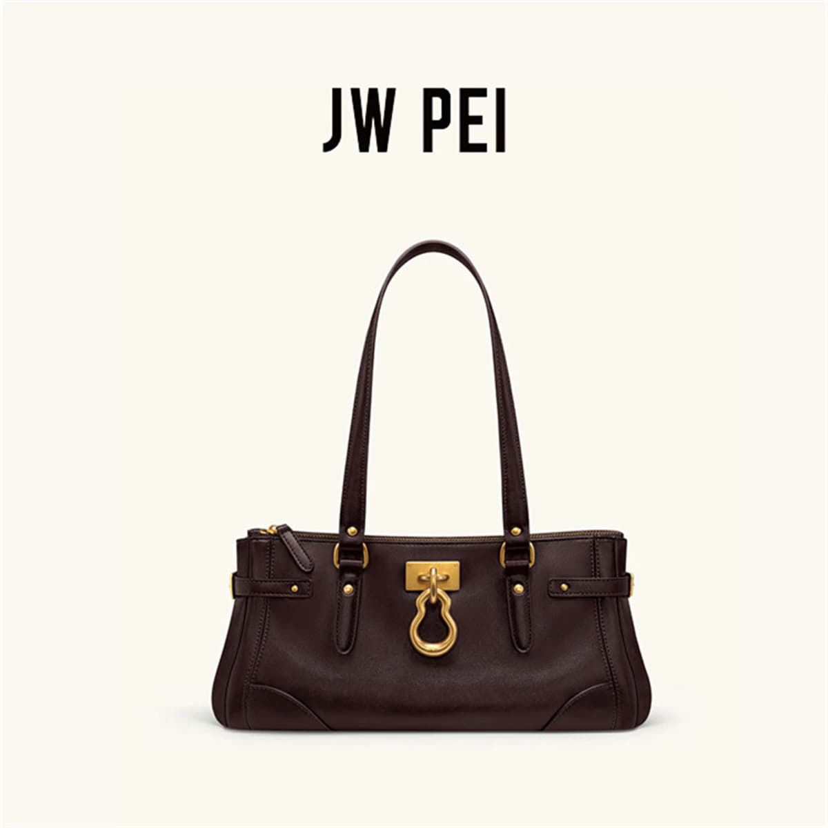 Sac fourre-tout horizontal JW PEI Yvette, sac à main spacieux en cuir PU pour femme, sac à bandouliè