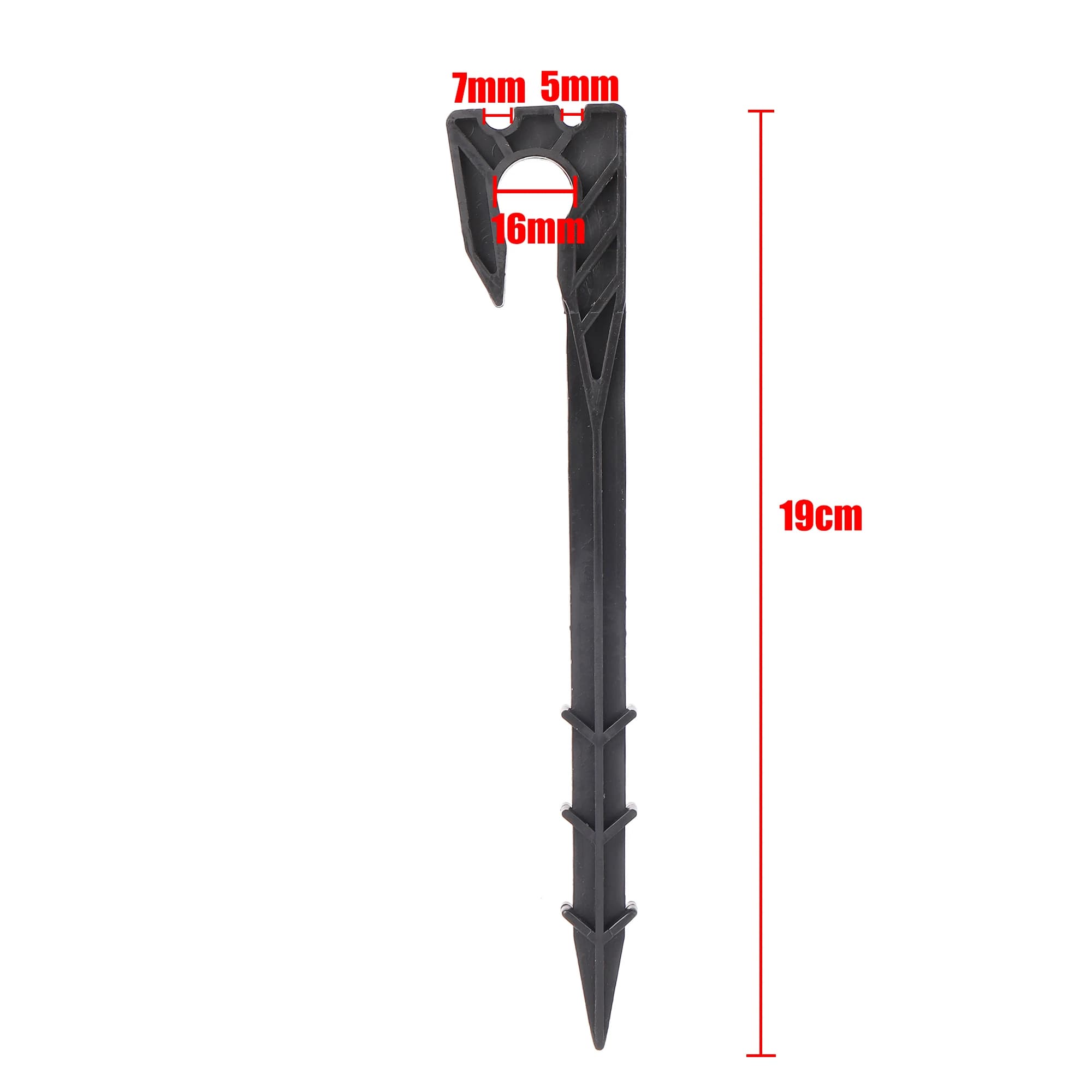 Nouveau piquets de sol 3/5mm 4/7mm 16mm piquets fixes Tube support fixe Micro-pulvérisation goutte à