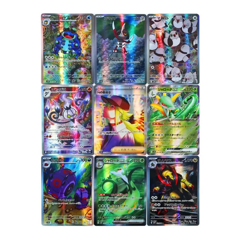 140 cartes Pokémon/boîte, version japonaise PTCG Sv11f Flare Black Bolt, coffret cadeau pour collect