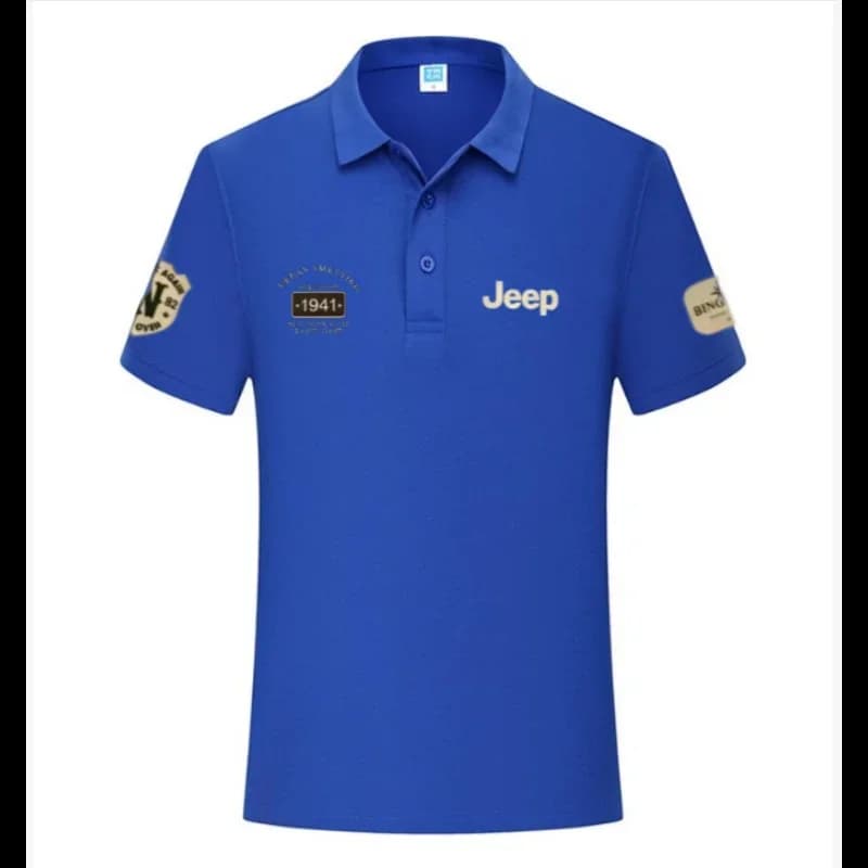 T-shirts et polos d'été de haute qualité, style Jeep 2026, chemises décontractées à manches courtes 