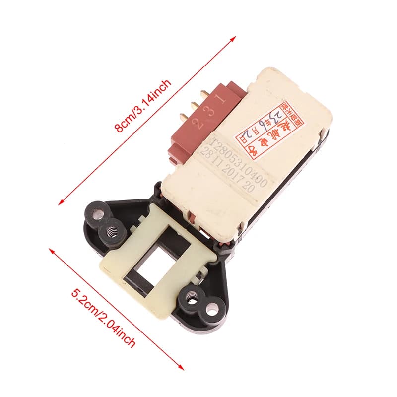 Serrure de porte à retard électronique pour machine à laver ZV-446 T 2805310400   Convient pour le e