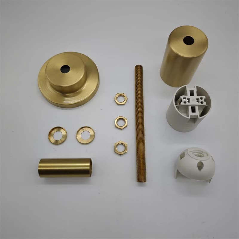 Accessoires d'assemblage de lampe de bureau en laiton, abat-jour de vase en céramique et verre E27, 