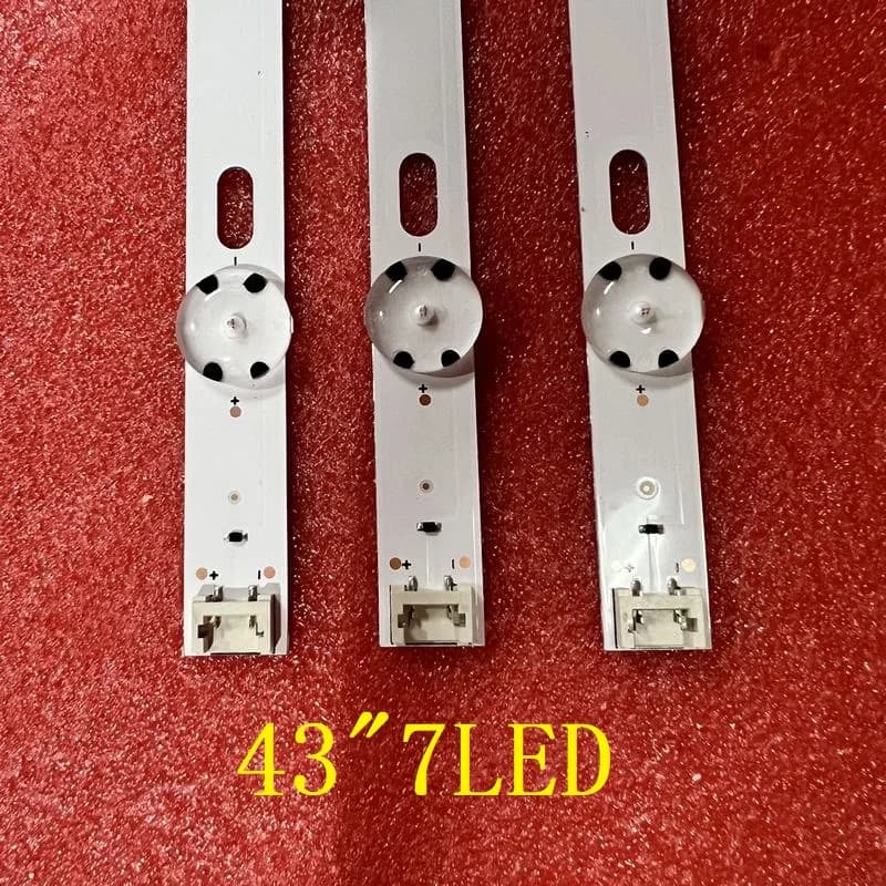 Bandes de rétroéclairage LED pour TV, 43LJ5550, 43UM7100PLB, 43LJ510V, 43UJ651V, 43LJ624V, 43LJ634V,