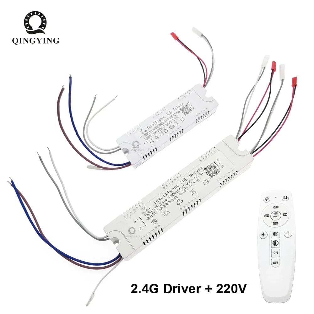 Pilote LED Intelligent 2.4G + télécommande RF 220V et contrôle par application, transformateur d'écl