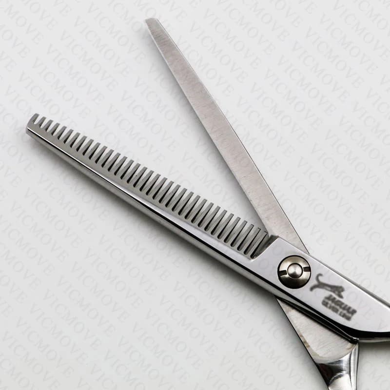 Ensemble de ciseaux de coiffure professionnels de 5.5 pouces, coupe + ciseaux de barbier amincissant
