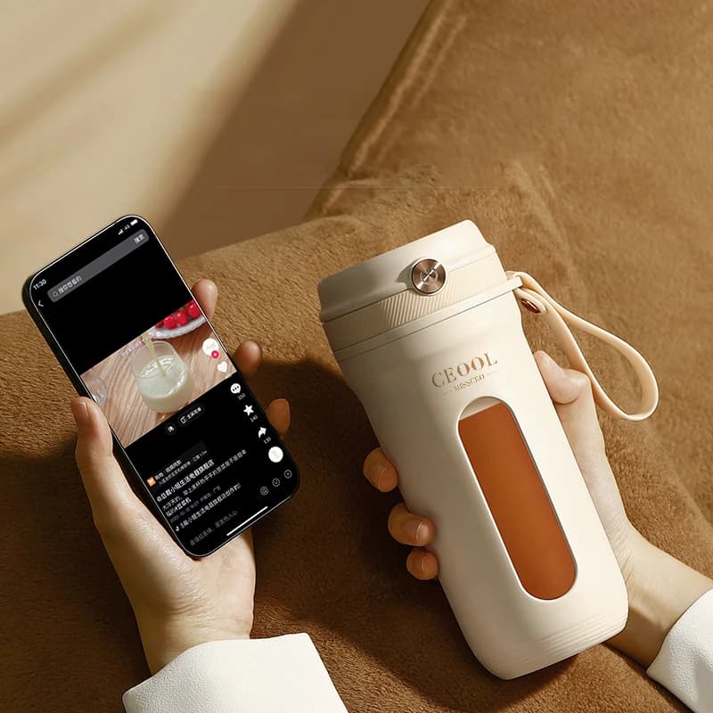 Mélangeur électrique portable, 10 pièces, 350ml, Ju479, fruits, 3000mAh, aste par USB, SmUnvétérans 