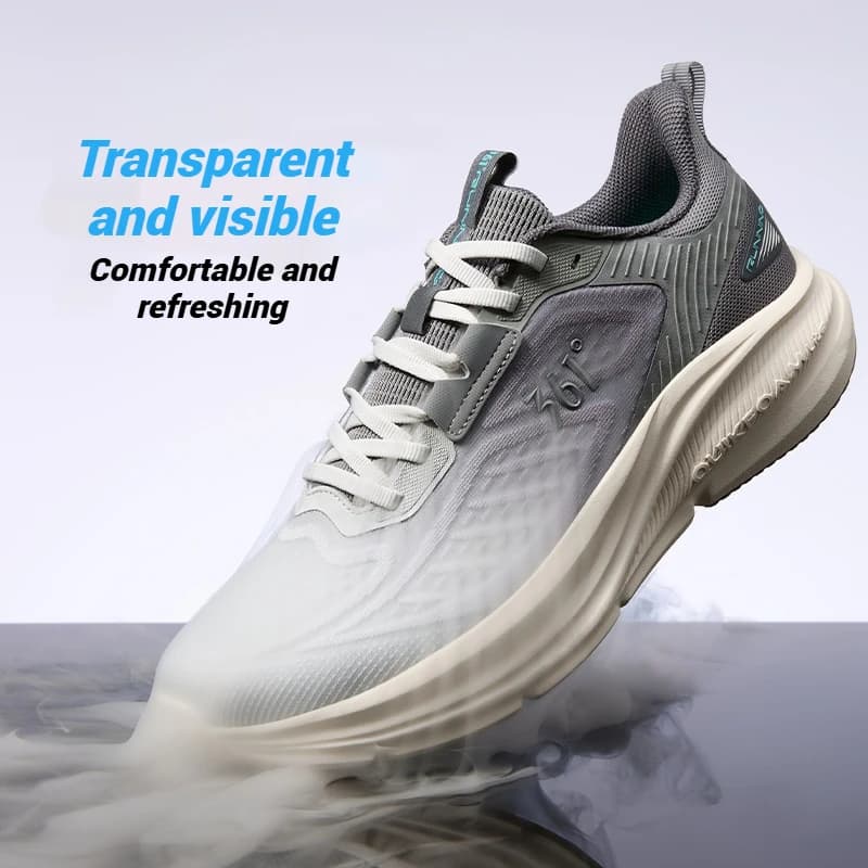 361 degrés hommes chaussures de course printemps nouvelle maille doux fond épais rebond décontracté 