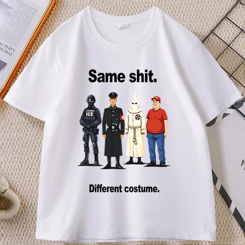 T-shirt « Same Shit Different Costume », T-shirt politique anti-Trump, T-shirt graphique amusant pou