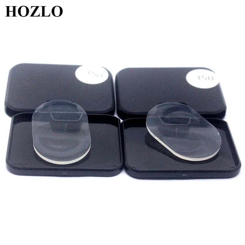 46*30mm gel de silice myopie lentille à coller nouvelles lunettes myopes lentille réutilisable pour 