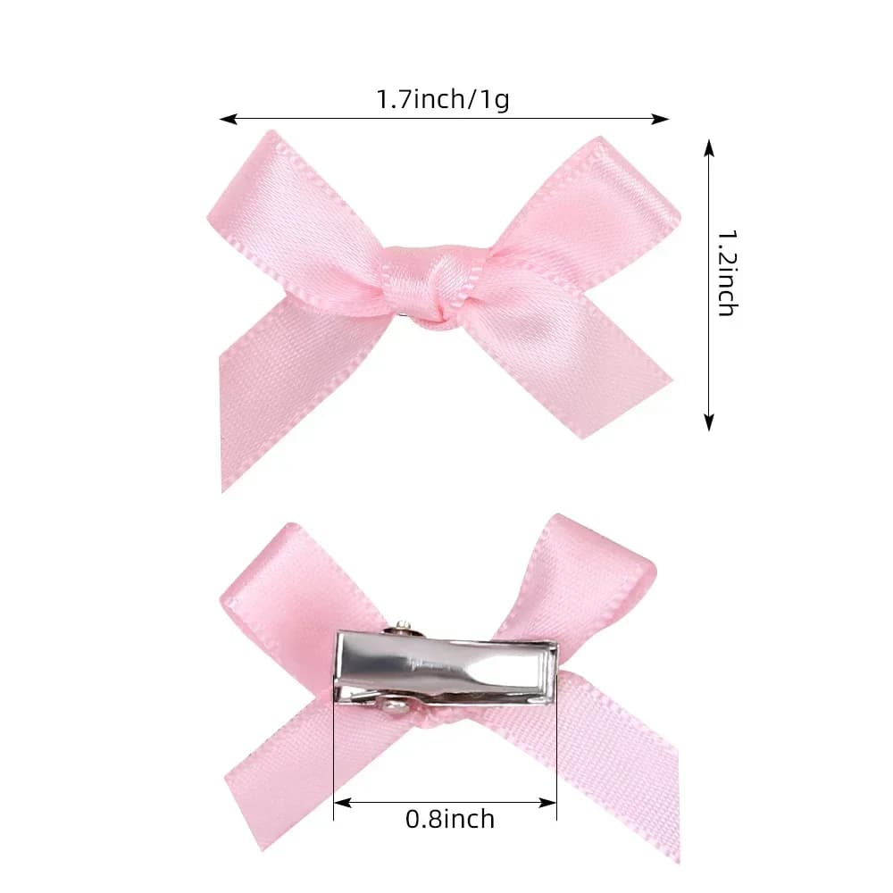 Mini pinces à cheveux Y2k pour filles, 5 à 24 pièces, épingle à cheveux en métal, Barrette, ruban fa