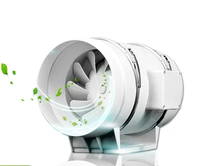 4/5/6 pouces ventilateur d'échappement maison silencieux tuyau en ligne conduit ventilateur salle de