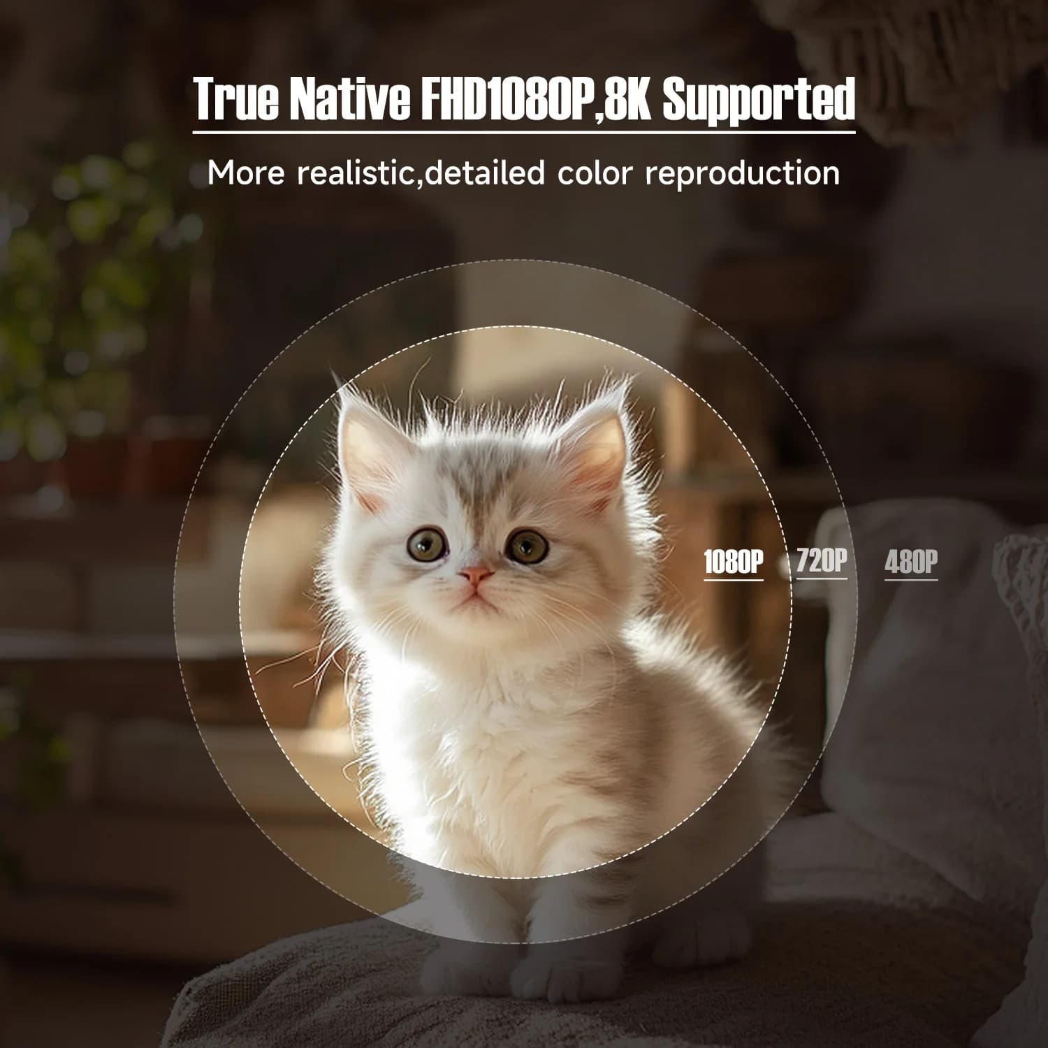 Magcubic – projecteur natif 1080P 650ANSI 8K Android14 L018, avec Correction automatique du Keystone