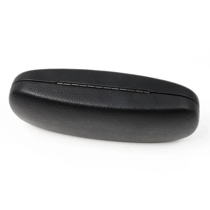 Étui rigide en cuir PU pour lunettes pour hommes et femmes - Étui de protection pour lunettes de lec