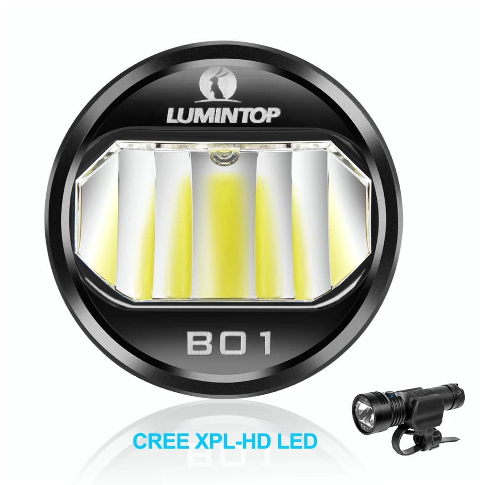 Phare de vélo anti-éblouissement rechargeable USB TYPE-C, lampe de vélo IP68 900 Lumens, éclairage L